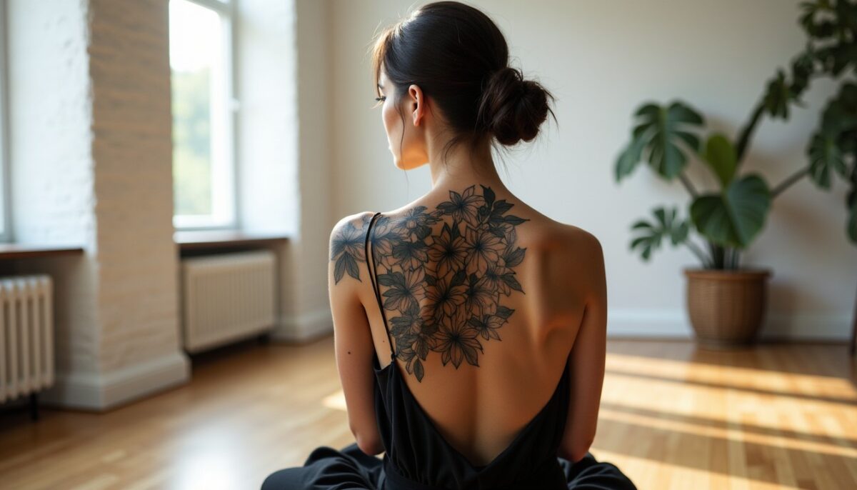 Tatouage au dos pour femme : Plus de 20 inspirations, styles variés et guide complet