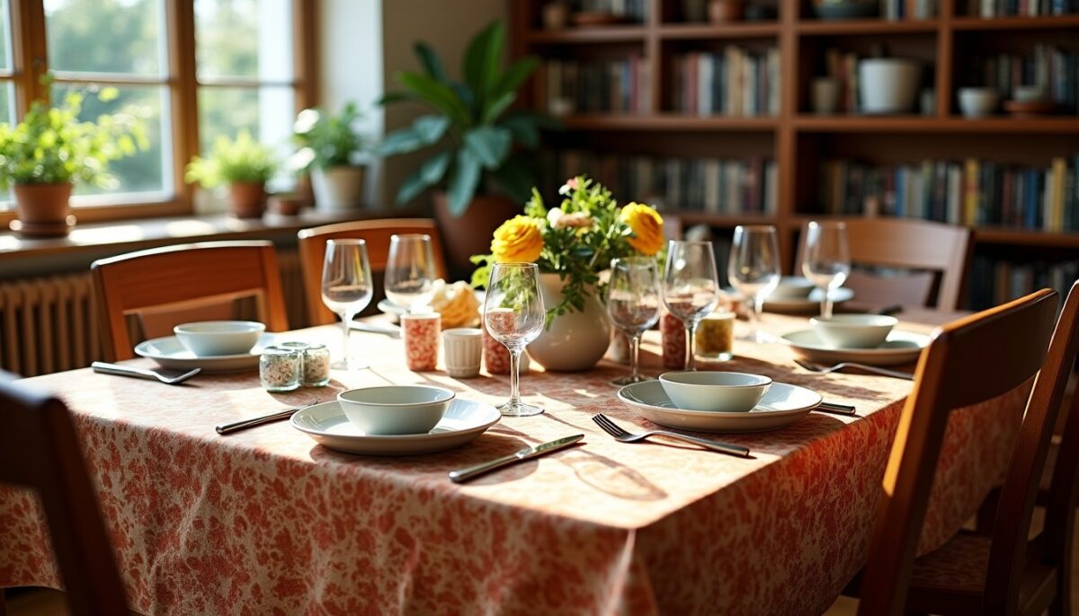Comment la nappe sur mesure s’est imposée comme un incontournable des tables familiales